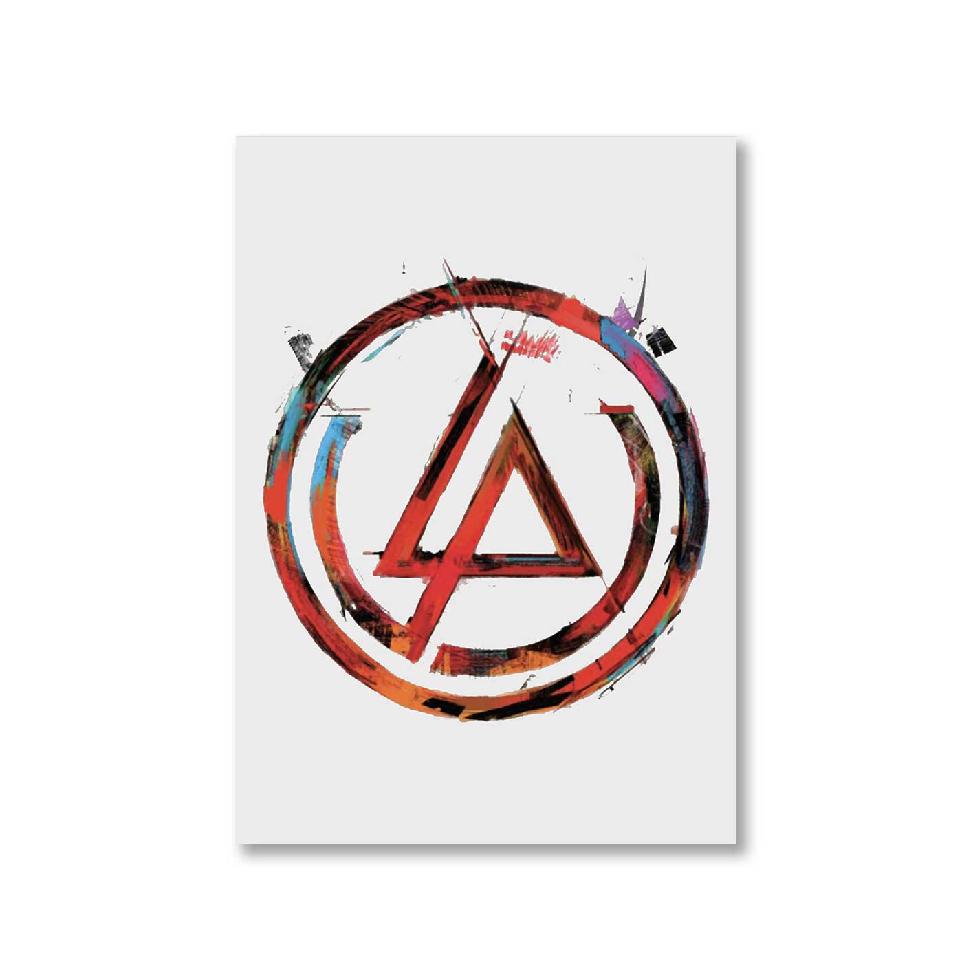 linkin park artwork poster wall art buy online india the banyan tee tbt a4