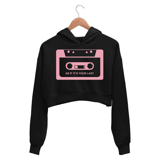 black pink as if it's your last crop hoodie hooded sweatshirt upper winterwear music band buy online india the banyan tee tbt men women girls boys unisex black song k pop jennie lisa jisoo rose