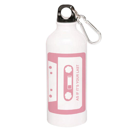 black pink as if it's your last sipper steel water bottle flask gym shaker music band buy online india the banyan tee tbt men women girls boys unisex  song k pop jennie lisa jisoo rose