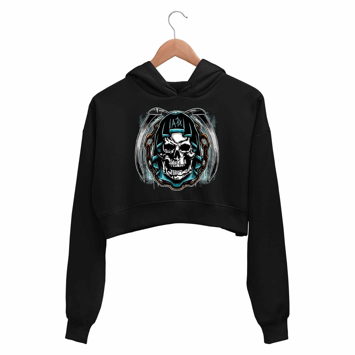 avenged sevenfold a7x crop hoodie hooded sweatshirt upper winterwear music band buy online india the banyan tee tbt men women girls boys unisex black