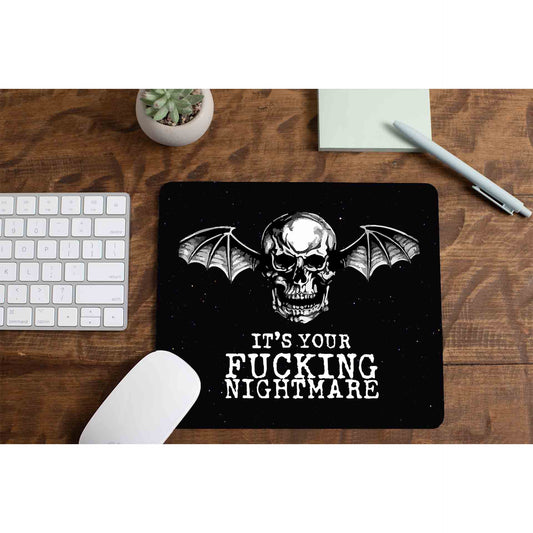 avenged sevenfold nightmare mousepad logitech large anime music band buy online india the banyan tee tbt men women girls boys unisex