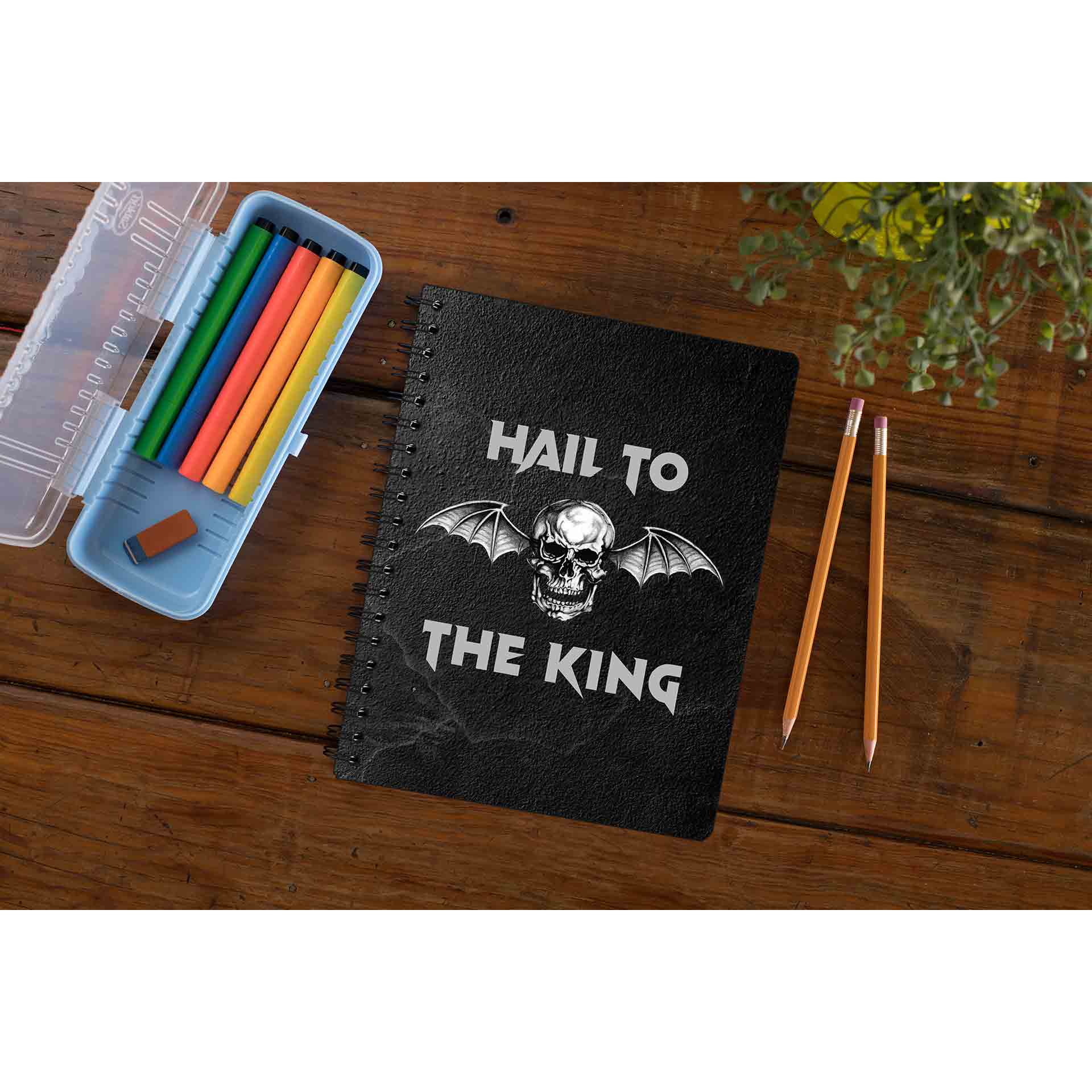 avenged sevenfold hail to the king notebook notepad diary buy online india the banyan tee tbt unruled