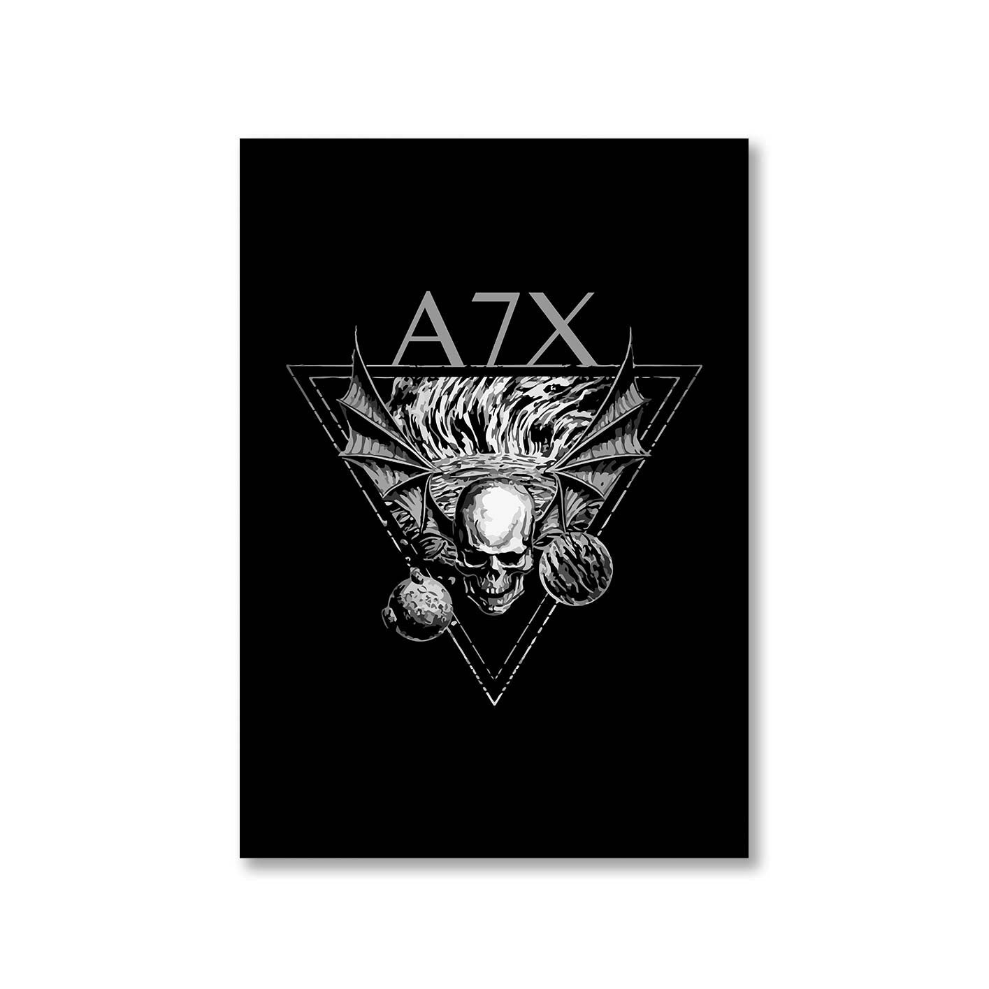 avenged sevenfold a7x poster wall art buy online india the banyan tee tbt a4