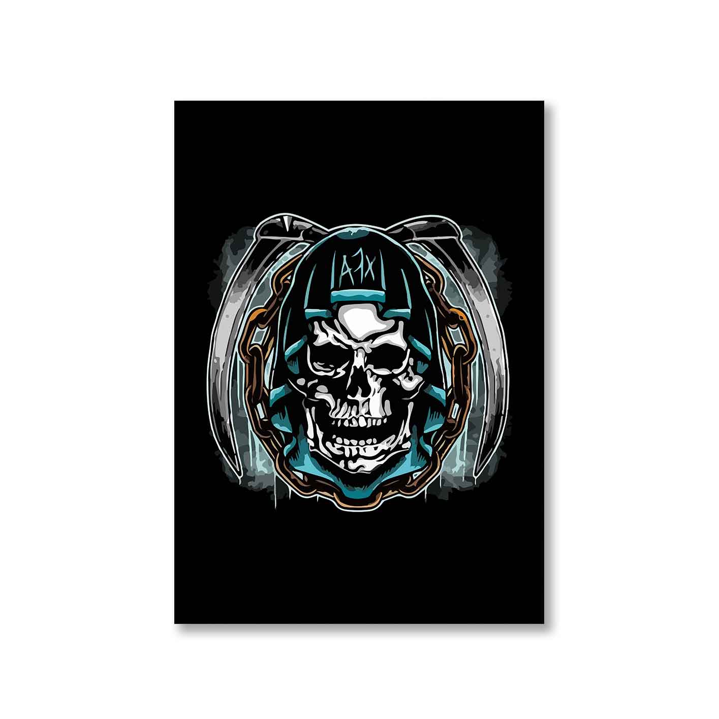 avenged sevenfold a7x poster wall art buy online india the banyan tee tbt a4