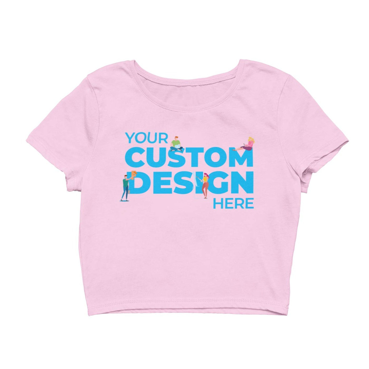 baby pink custom customizable personalized your logo image crop tops by the banyan tee plain black crop top crop tops india crop tops for girls