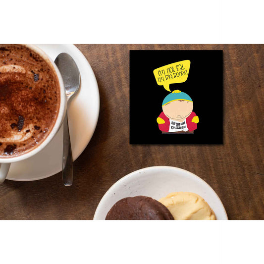 south park big boned coasters wooden table cups indian tv & movies buy online india the banyan tee tbt men women girls boys unisex  south park kenny cartman stan kyle cartoon character illustration
