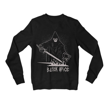 slayer black magic sweatshirt upper winterwear music band buy online india the banyan tee tbt men women girls boys unisex black