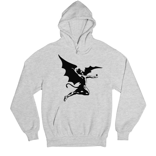 black sabbath fallen angel hoodie hooded sweatshirt winterwear music band buy online india the banyan tee tbt men women girls boys unisex gray