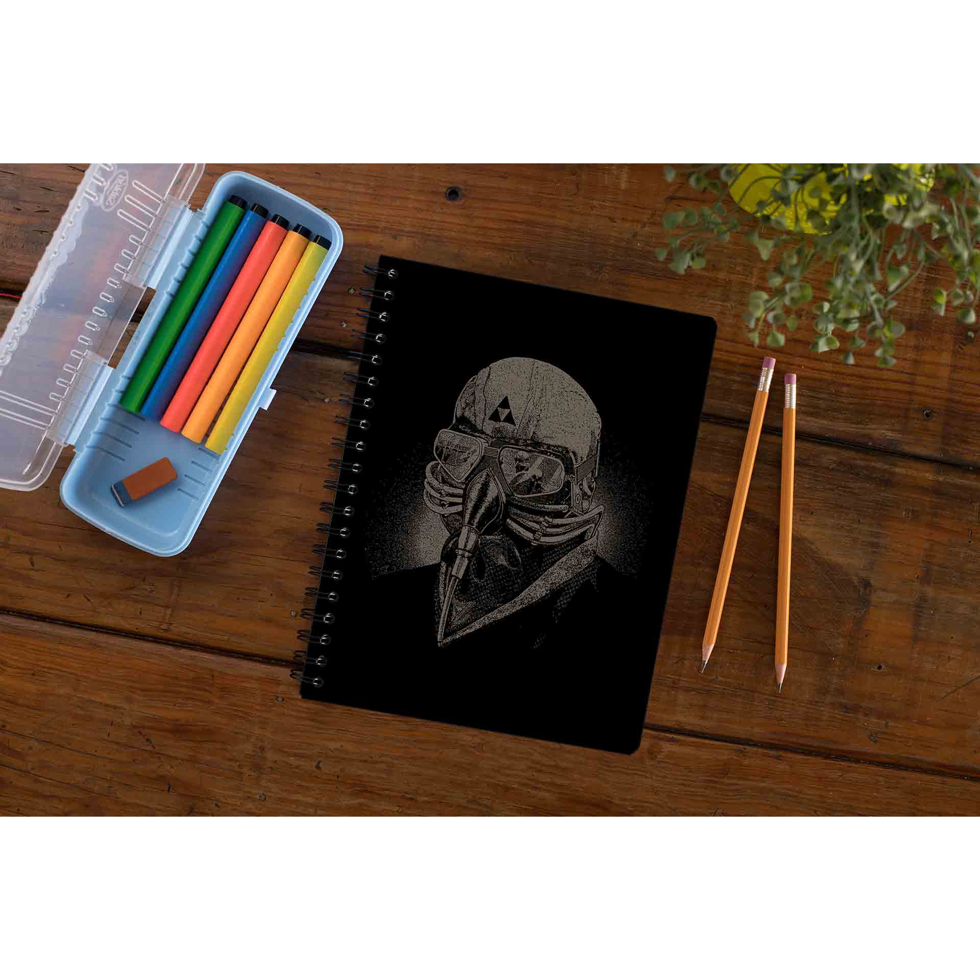 black sabbath tour 78 mask notebook notepad diary buy online india the banyan tee tbt unruled