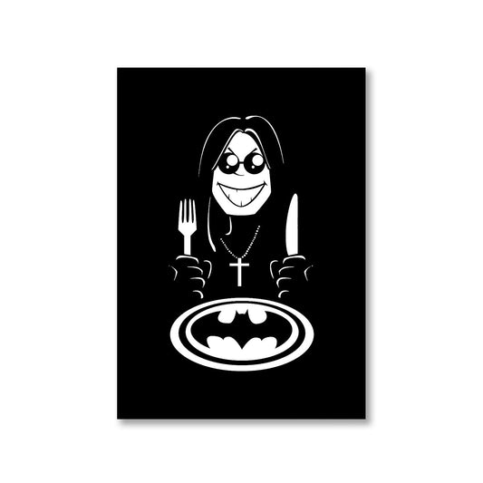 black sabbath bat meal poster wall art buy online india the banyan tee tbt a4