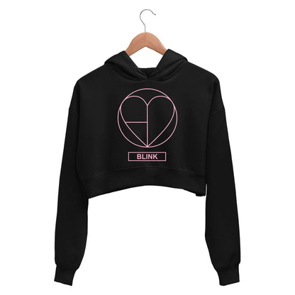 black pink blink crop hoodie hooded sweatshirt upper winterwear music band buy online india the banyan tee tbt men women girls boys unisex black song k pop jennie lisa jisoo rose