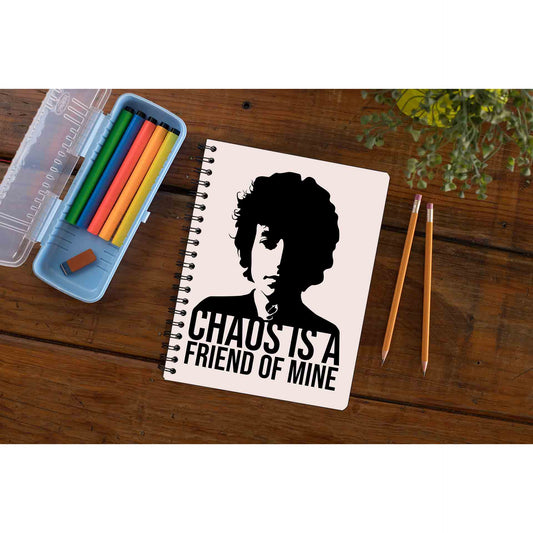 bob dylan chaos is a friend of mine notebook notepad diary buy online india the banyan tee tbt unruled