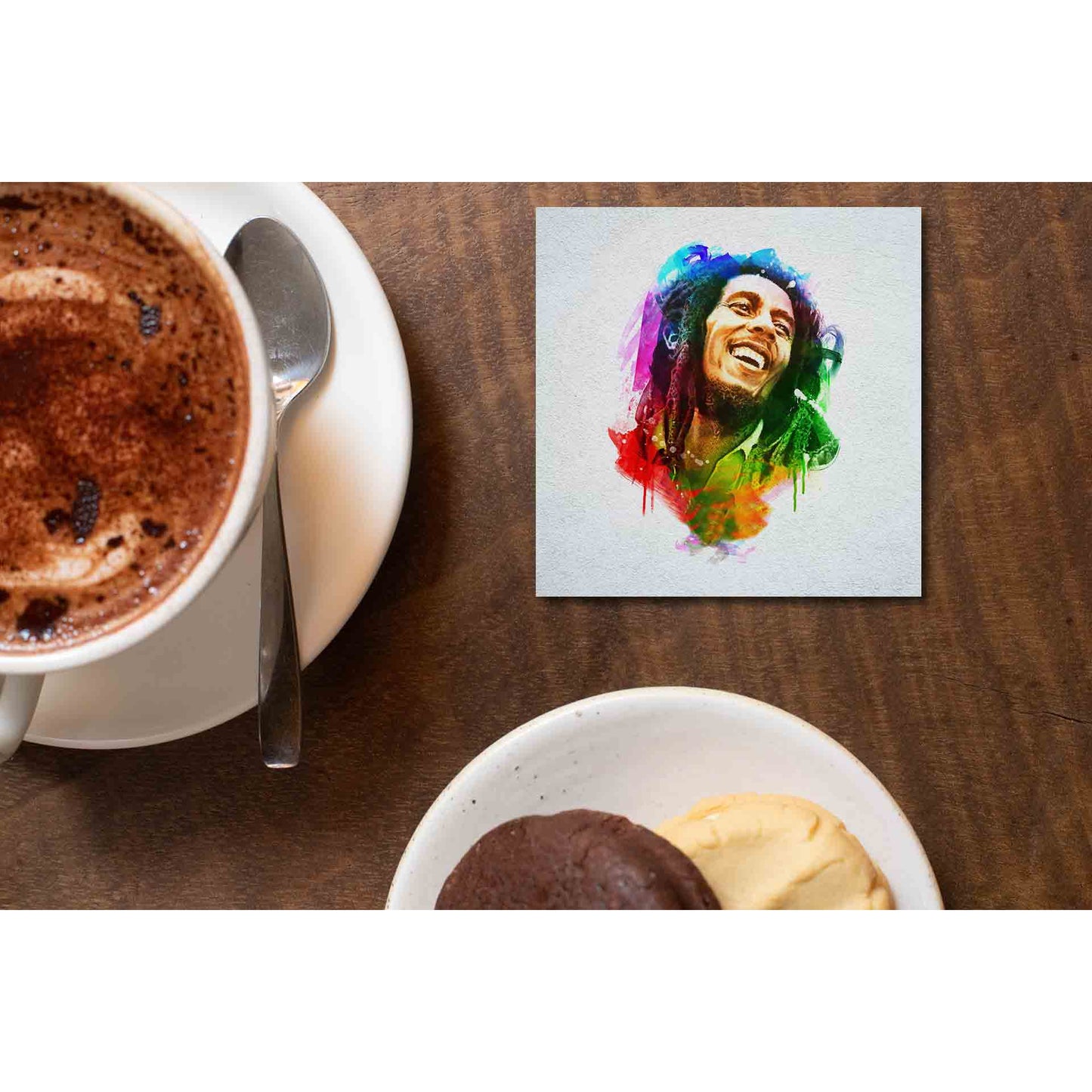 bob marley the pioneer of reggae coasters wooden table cups indian music band buy online india the banyan tee tbt men women girls boys unisex