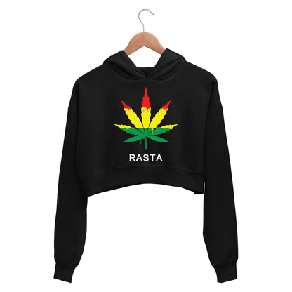 bob marley rasta crop hoodie hooded sweatshirt upper winterwear music band buy online india the banyan tee tbt men women girls boys unisex black