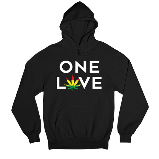 bob marley one love hoodie hooded sweatshirt winterwear music band buy online india the banyan tee tbt men women girls boys unisex black