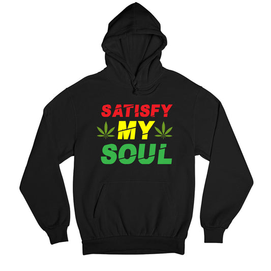 bob marley satisfy my soul hoodie hooded sweatshirt winterwear music band buy online india the banyan tee tbt men women girls boys unisex black