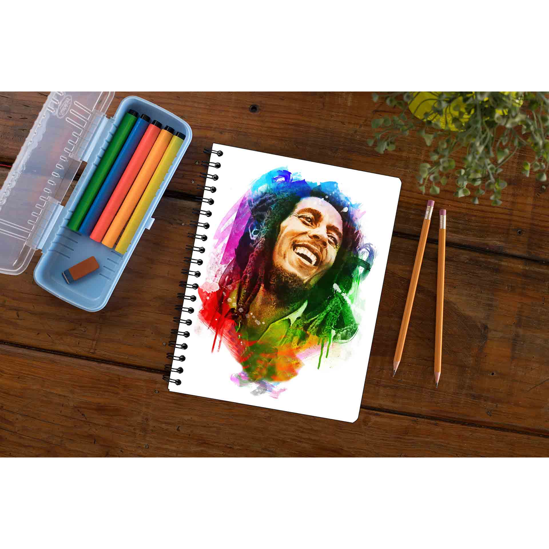 bob marley the pioneer of reggae notebook notepad diary buy online india the banyan tee tbt unruled