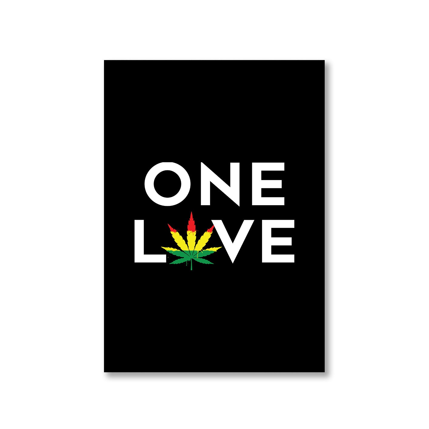 bob marley one love poster wall art buy online india the banyan tee tbt a4