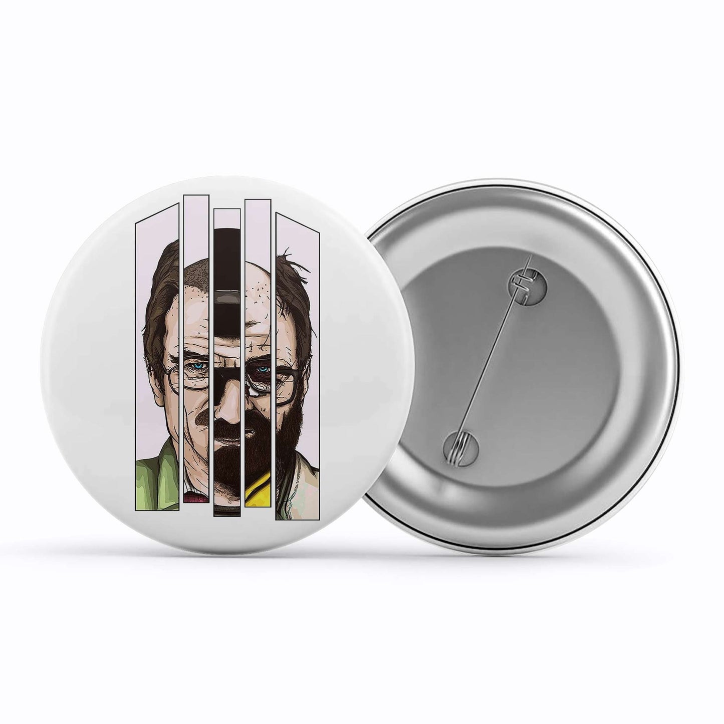 Breaking Bad Badge - Walter White Metal Pin Button The Banyan Tee TBT