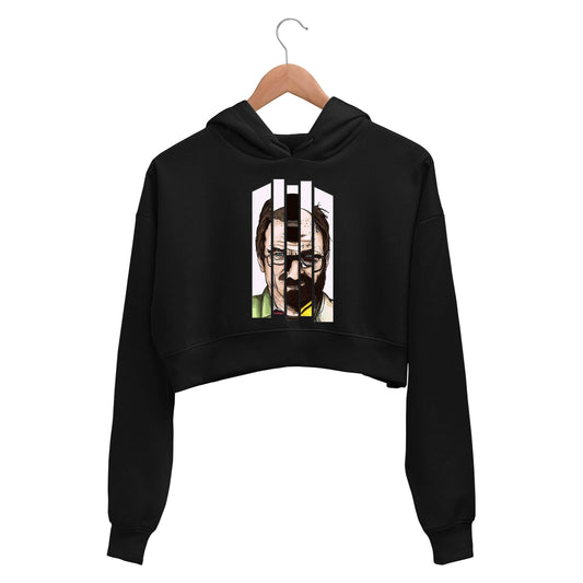 Breaking Bad Crop Hoodie - Crop Hooded Sweatshirt for Women The Banyan Tee TBT - Walter White