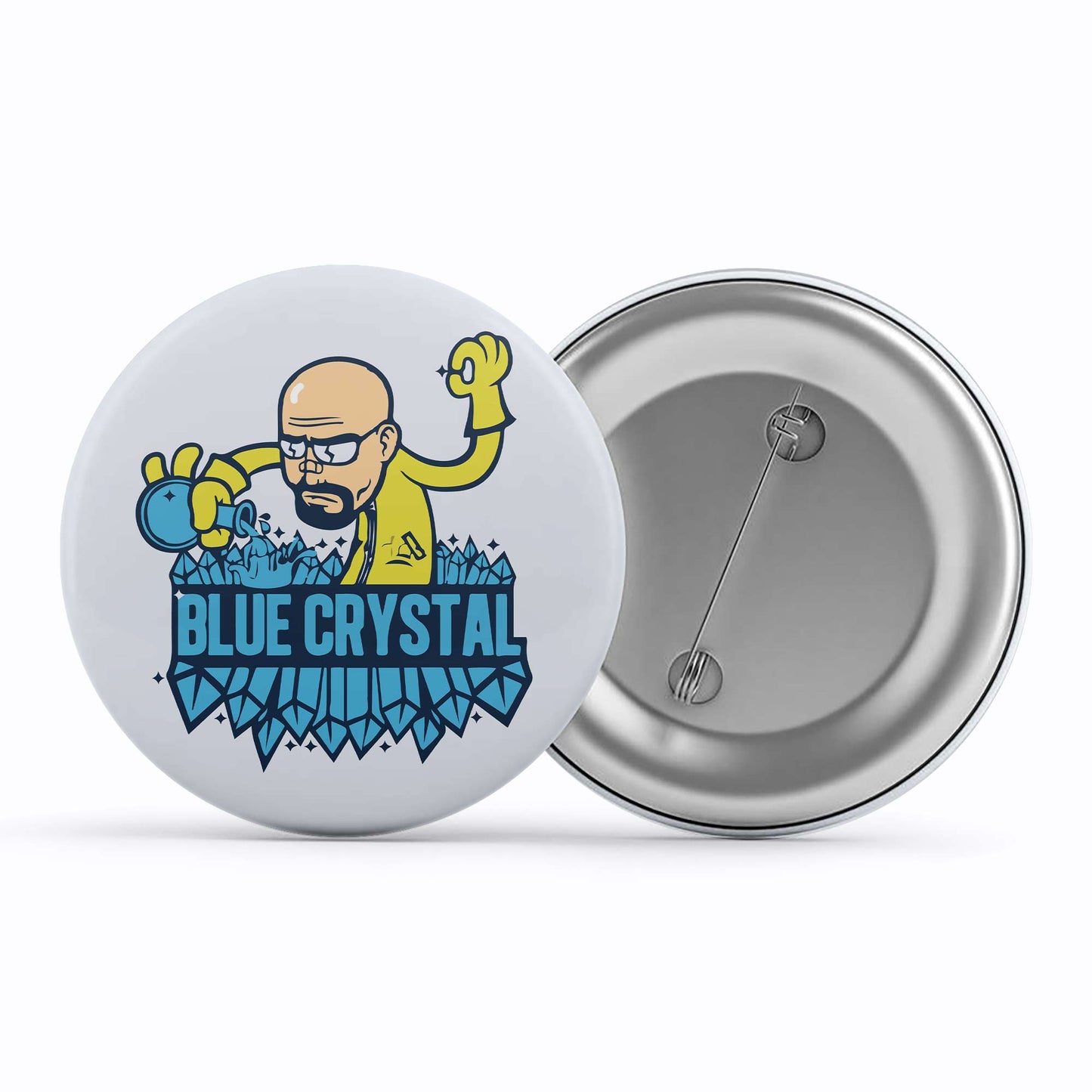 Breaking Bad Badge - Walter White Meth Metal Pin Button The Banyan Tee TBT