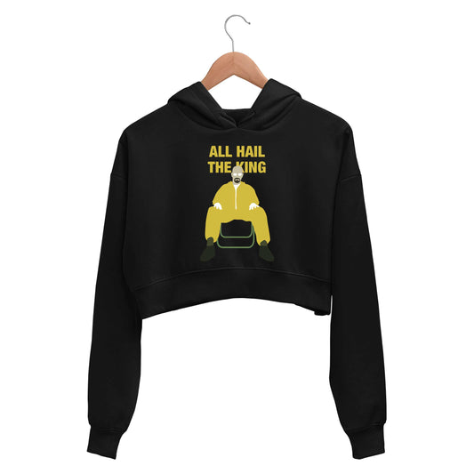Breaking Bad Crop Hoodie - Walter White Crop Hooded Sweatshirt for Women The Banyan Tee TBT
