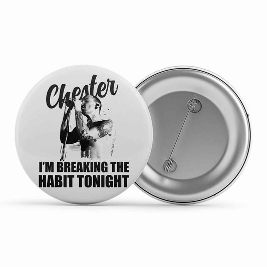 linkin park breaking the habit badge pin button music band buy online india the banyan tee tbt men women girls boys unisex