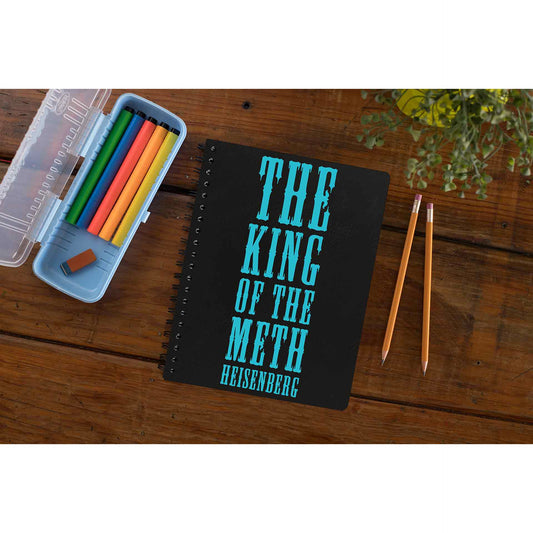 Breaking Bad Notebook by The Banyan Tee TBT - King Of The Blue Crystal