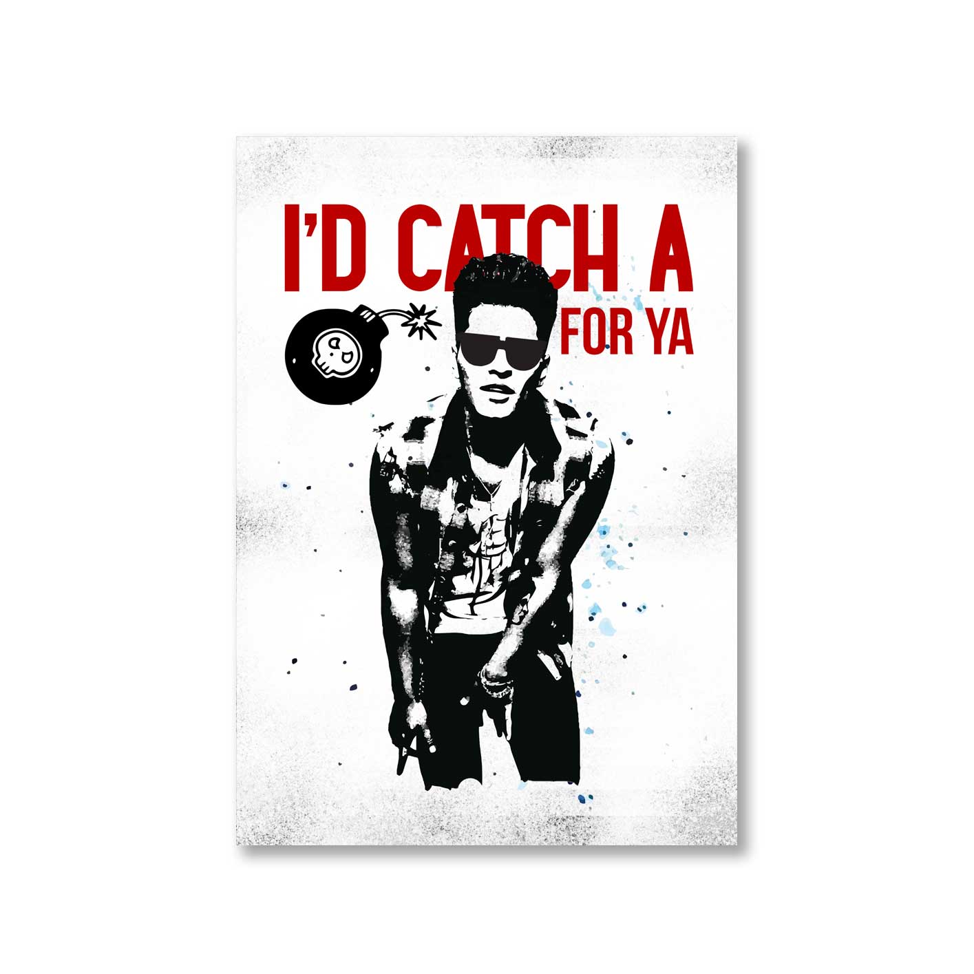 bruno mars grenade poster wall art buy online india the banyan tee tbt a4