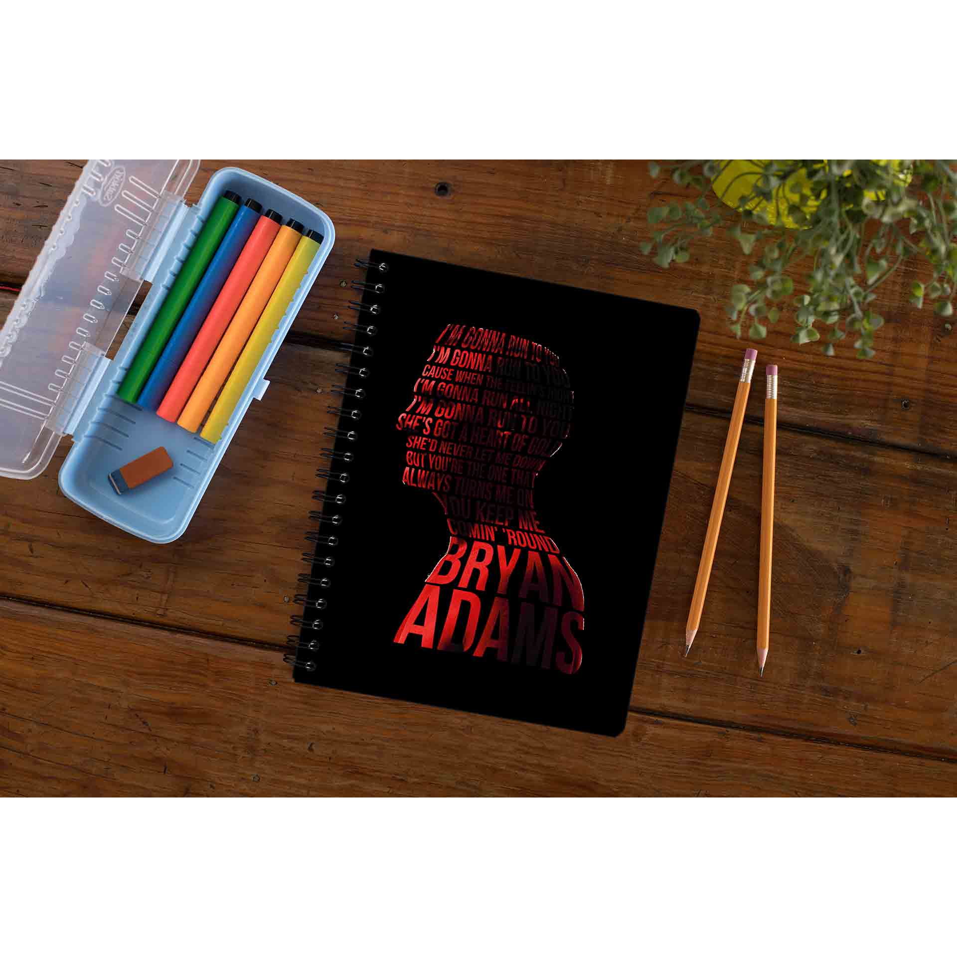 bryan adams run to you notebook notepad diary buy online india the banyan tee tbt unruled