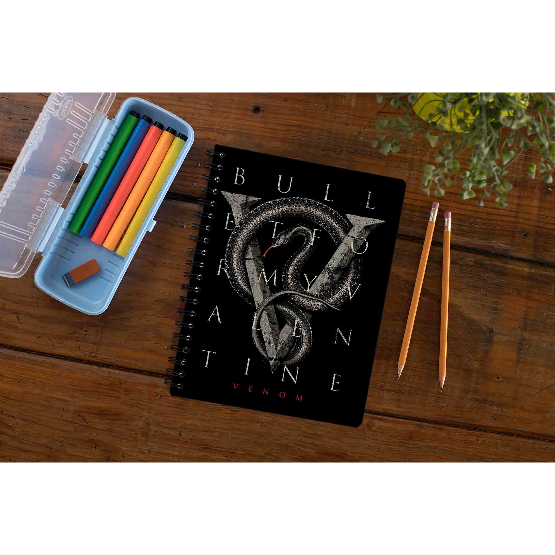 bullet for my valentine venom notebook notepad diary buy online india the banyan tee tbt unruled