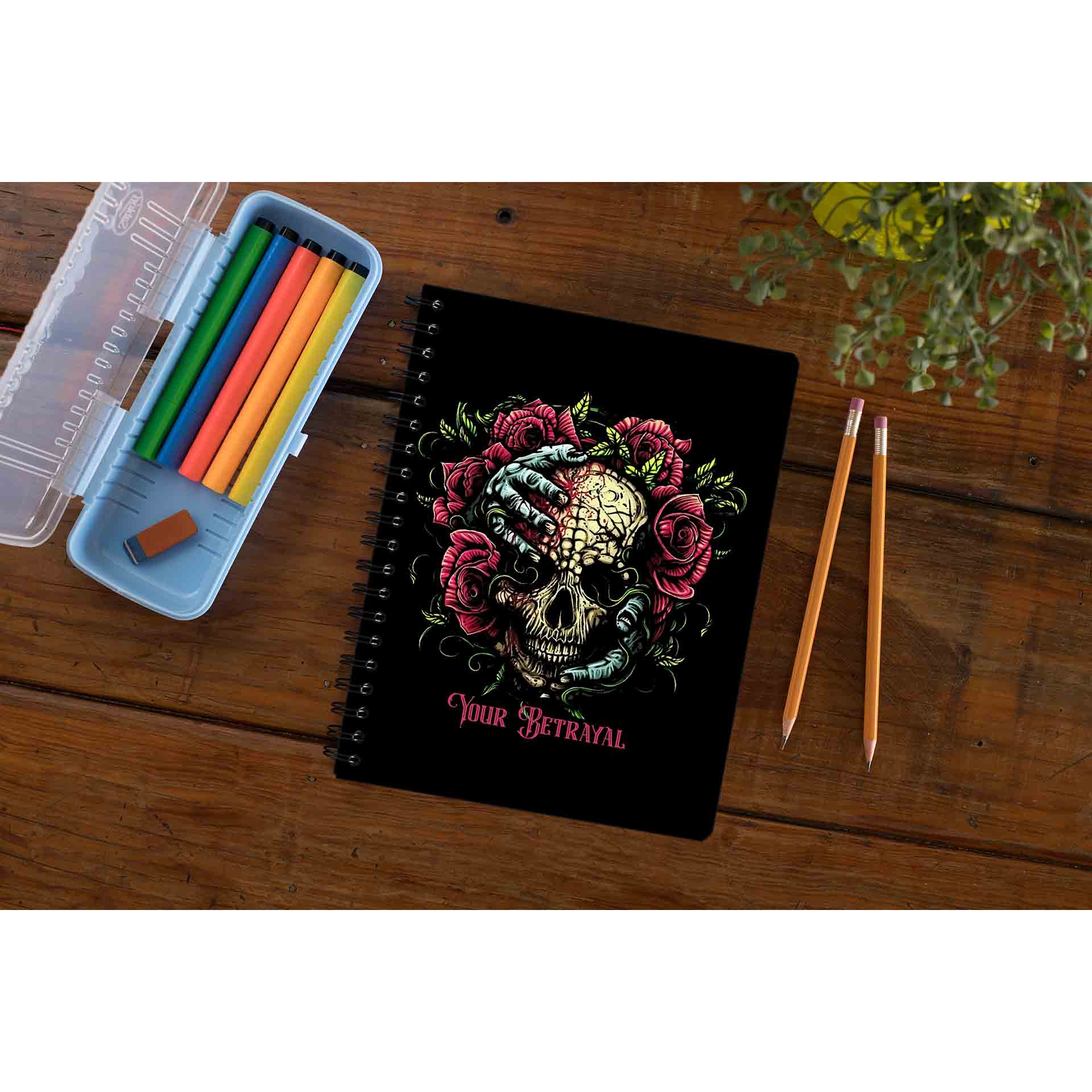 bullet for my valentine your betrayal notebook notepad diary buy online india the banyan tee tbt unruled