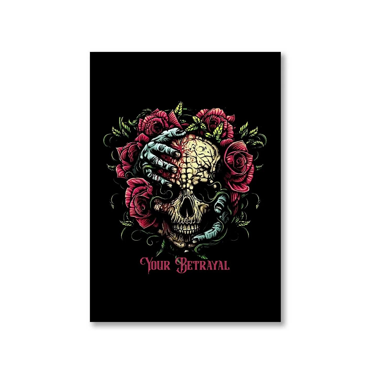 bullet for my valentine your betrayal poster wall art buy online india the banyan tee tbt a4