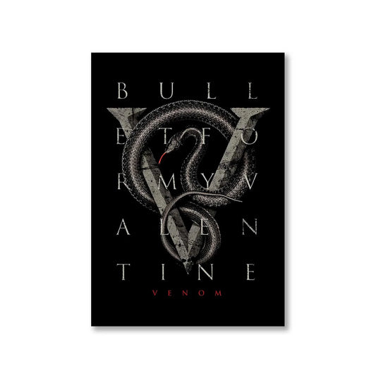 bullet for my valentine venom poster wall art buy online india the banyan tee tbt a4