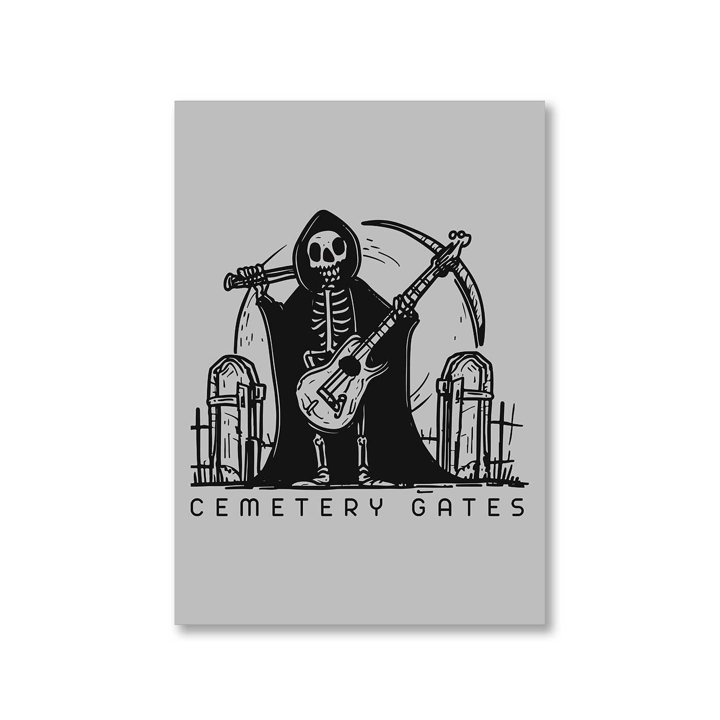 pantera cemetery gates poster wall art buy online india the banyan tee tbt a4