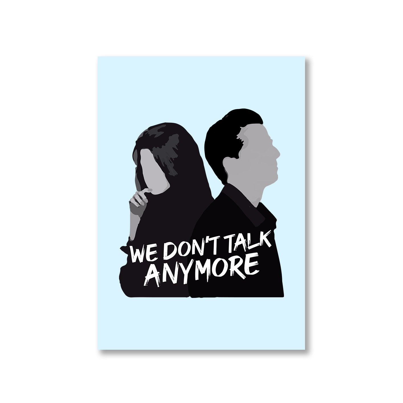 charlie puth we don't talk anymore poster wall art buy online india the banyan tee tbt a4