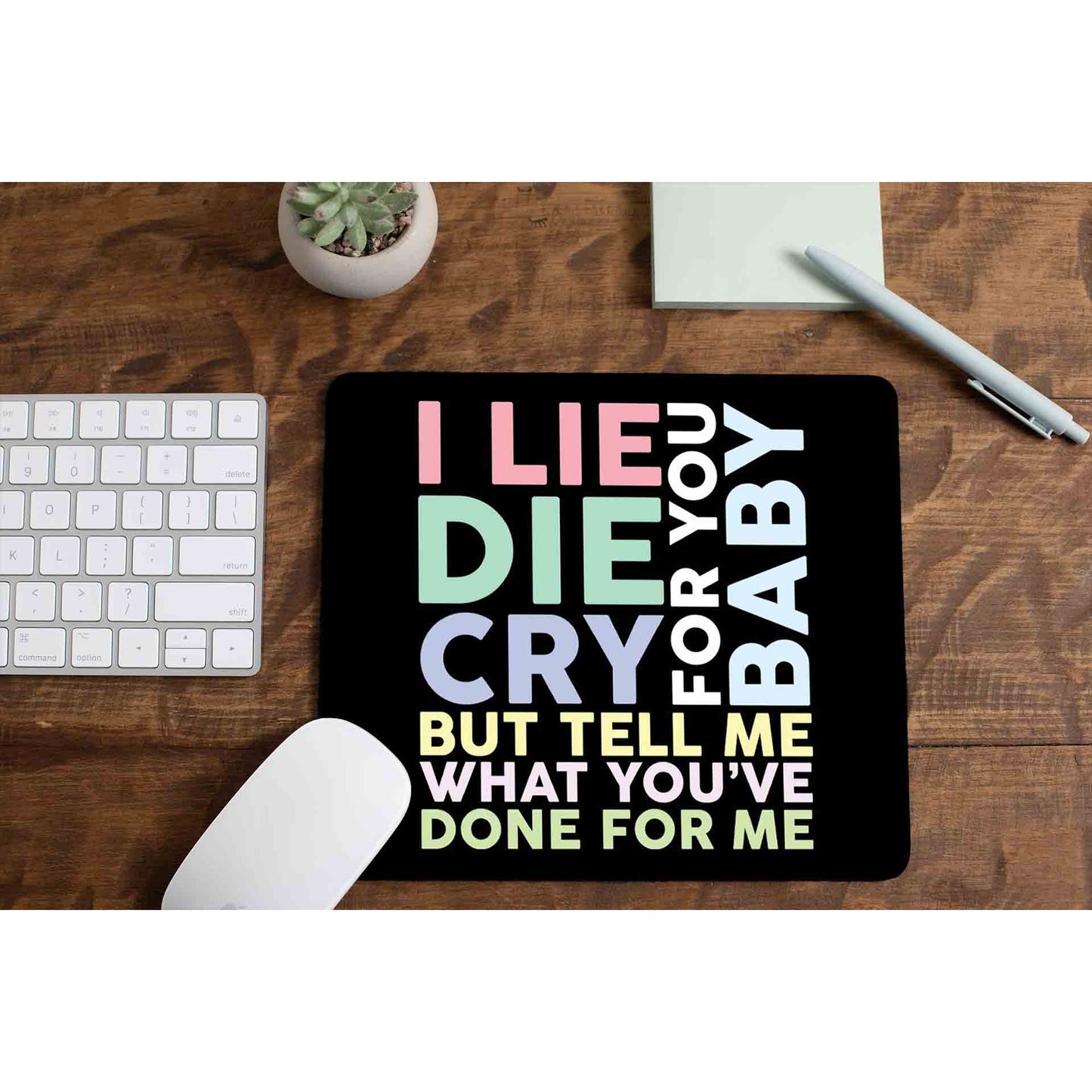 charlie puth done for me mousepad logitech large anime music band buy online india the banyan tee tbt men women girls boys unisex  i lie for you, baby die for you, baby cry for you, baby but tell me what you've done for me