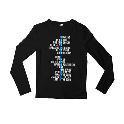 linkin park chester full sleeves long sleeves music band buy online india the banyan tee tbt men women girls boys unisex black