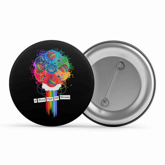 coldplay a head full of dreams badge pin button music band buy online india the banyan tee tbt men women girls boys unisex