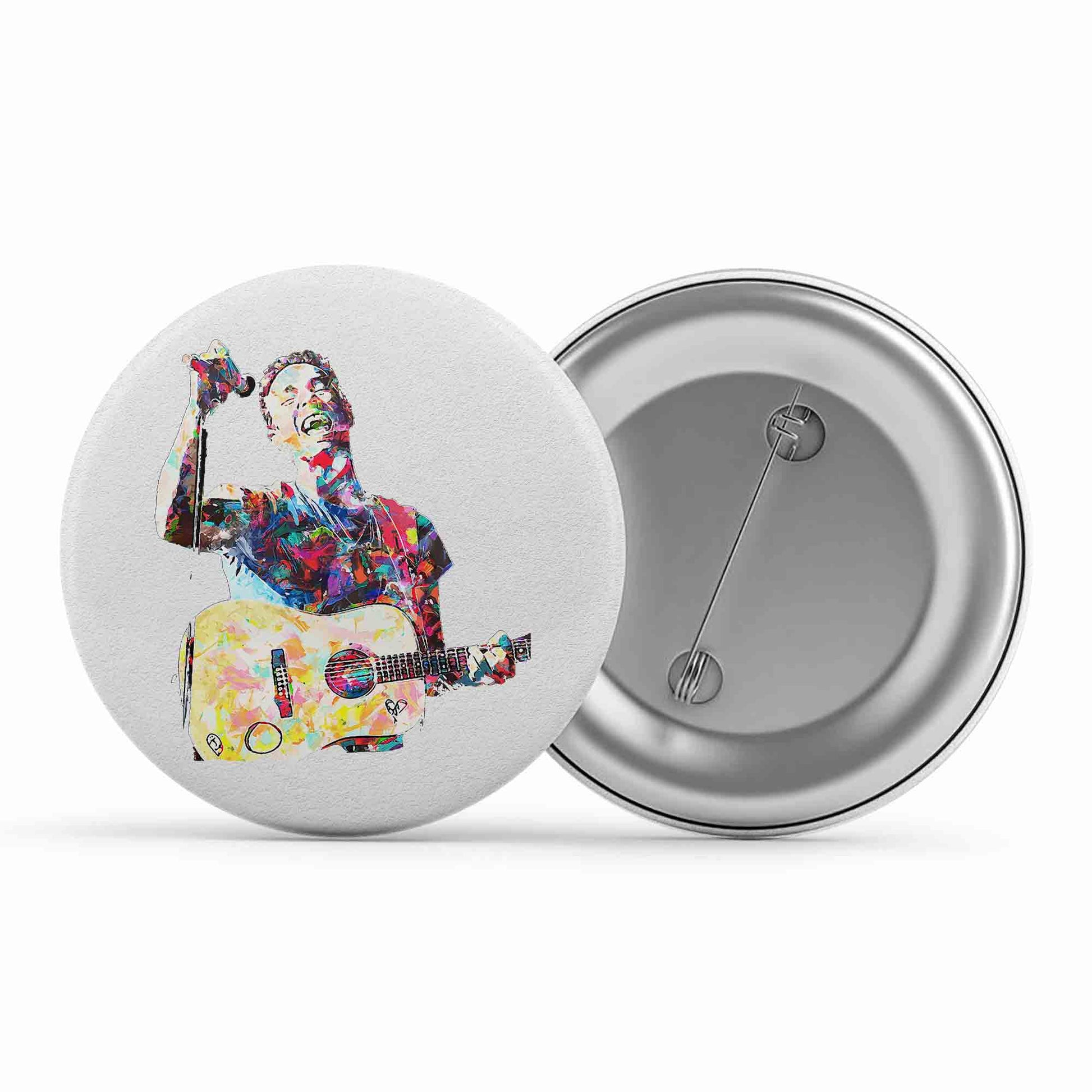 coldplay chris fan art badge pin button music band buy online india the banyan tee tbt men women girls boys unisex  - chris martin