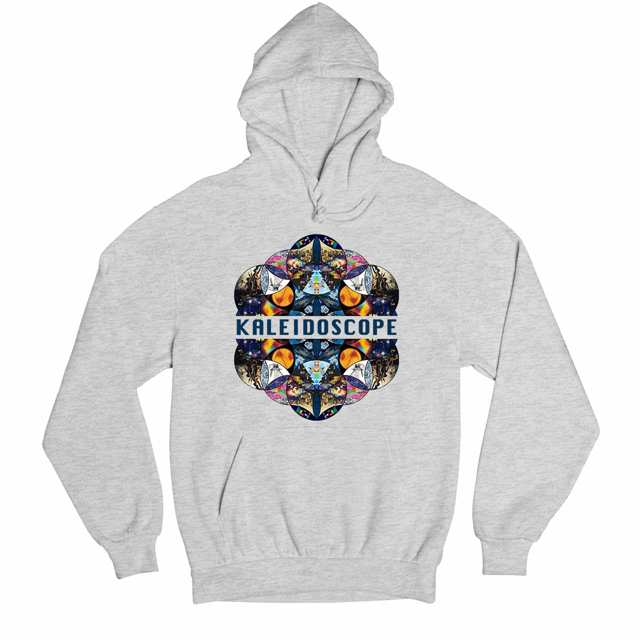 coldplay kaleidoscope hoodie hooded sweatshirt winterwear music band buy online india the banyan tee tbt men women girls boys unisex gray