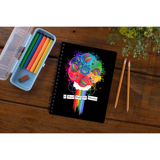 coldplay a head full of dreams notebook notepad diary buy online india the banyan tee tbt unruled