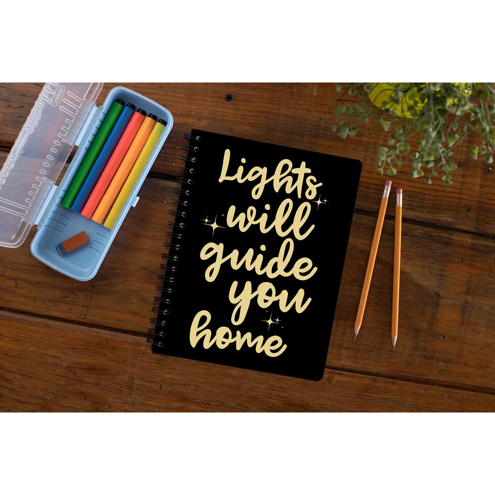 coldplay lights will guide you home notebook notepad diary buy online india the banyan tee tbt unruled fix you