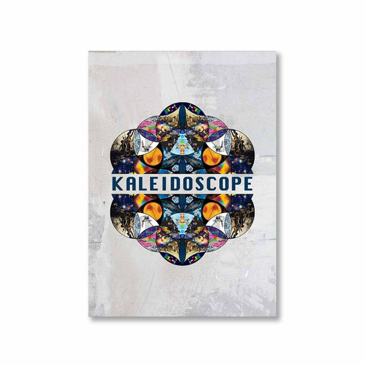 coldplay kaleidoscope poster wall art buy online india the banyan tee tbt a4