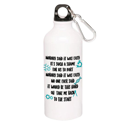 coldplay the scientist sipper steel water bottle flask gym shaker music band buy online india the banyan tee tbt men women girls boys unisex