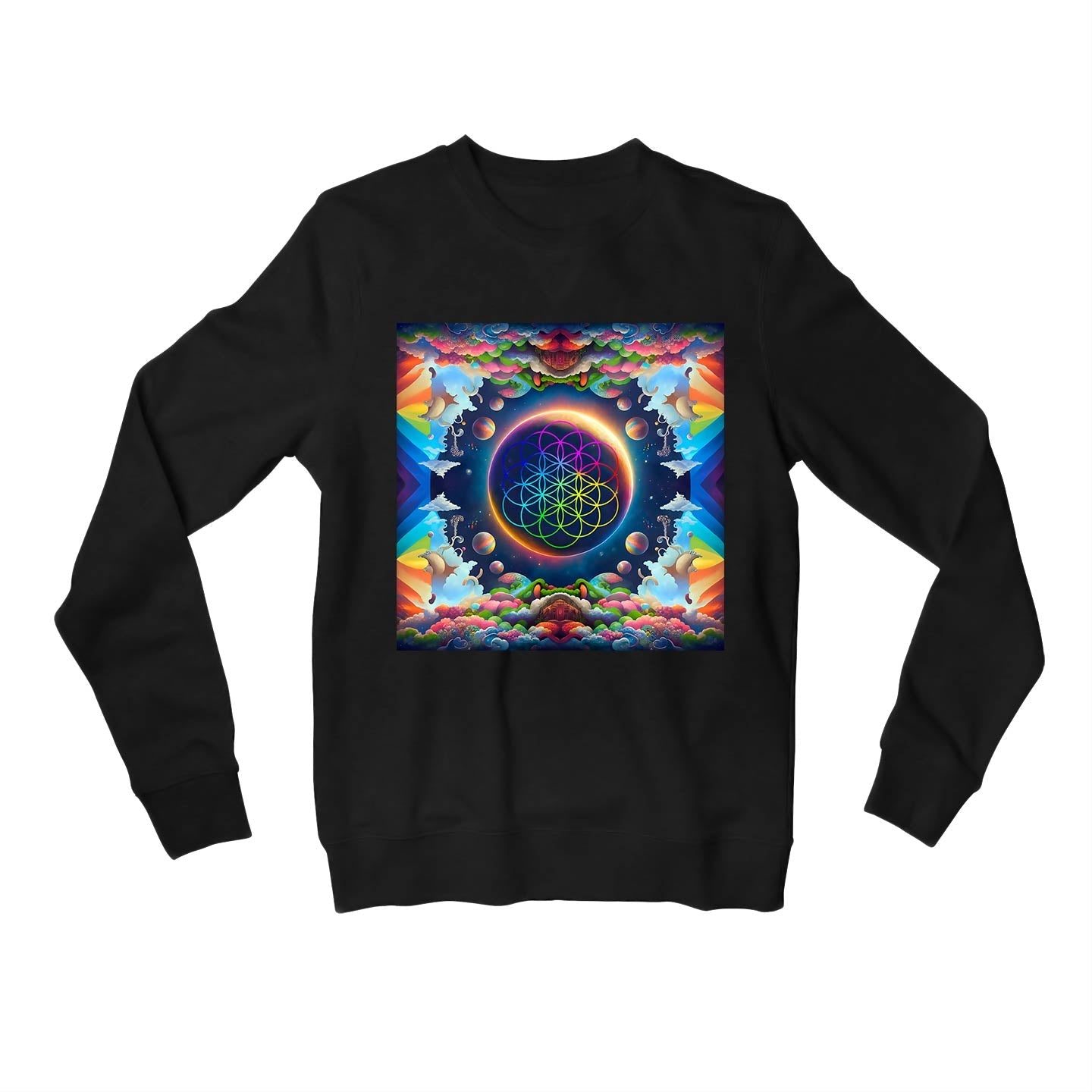 coldplay kaleidoscopic dreams sweatshirt upper winterwear music band buy online india the banyan tee tbt men women girls boys unisex baby pink 