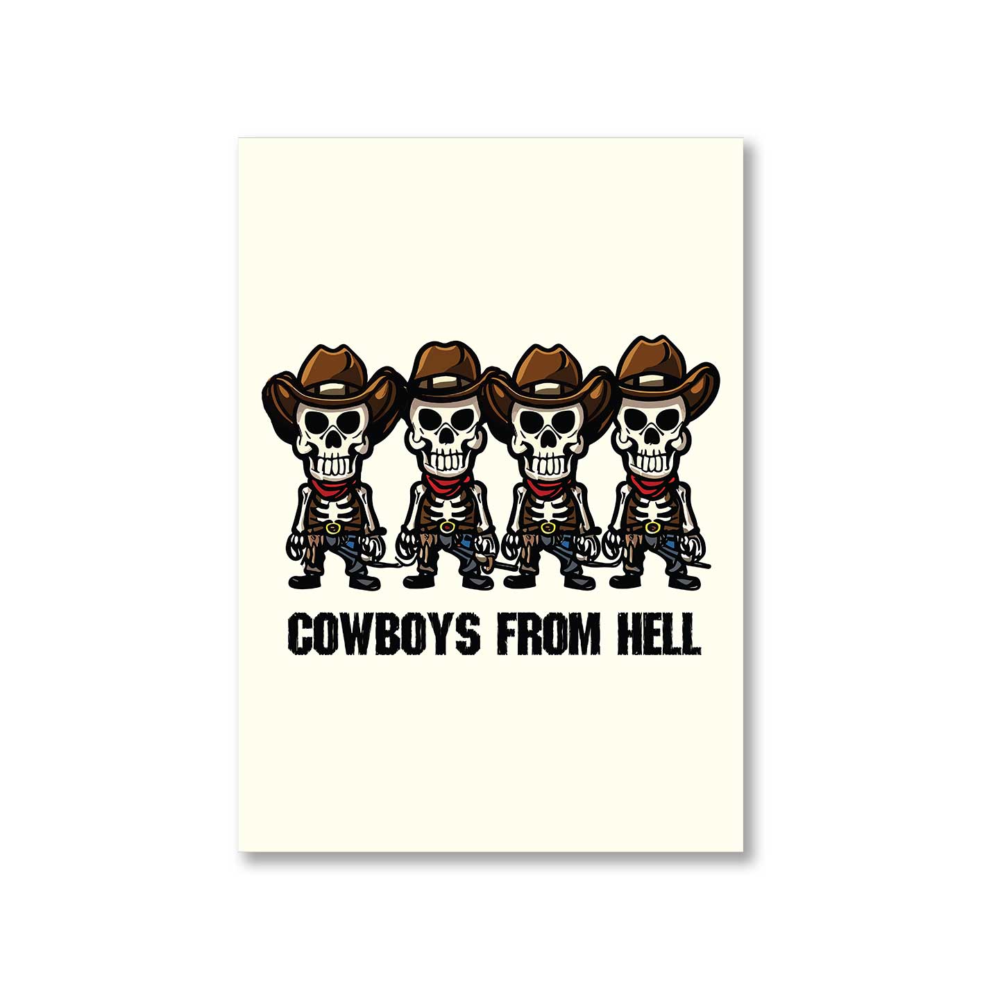 pantera cowboys from hell toon poster wall art buy online india the banyan tee tbt a4