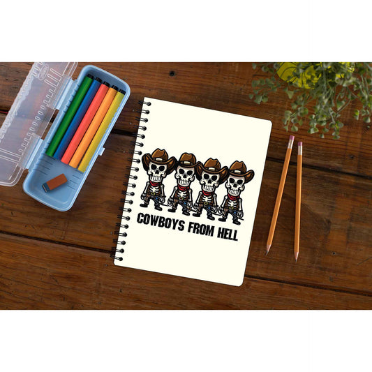 pantera cowboys from hell toon notebook notepad diary buy online india the banyan tee tbt unruled