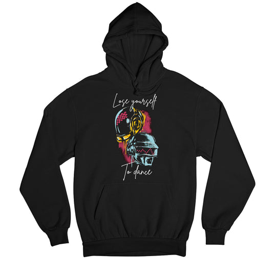 daft punk lose yourself to dance hoodie hooded sweatshirt winterwear music band buy online india the banyan tee tbt men women girls boys unisex black