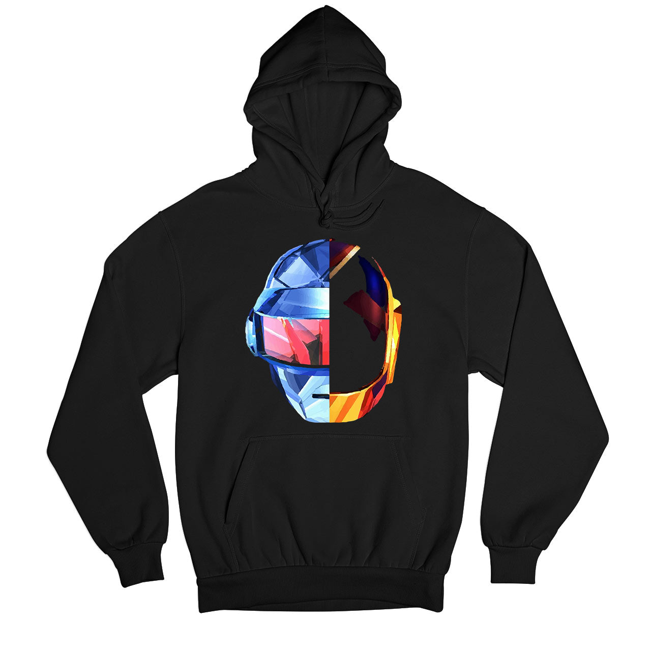 daft punk the punk helmets hoodie hooded sweatshirt winterwear music band buy online india the banyan tee tbt men women girls boys unisex black